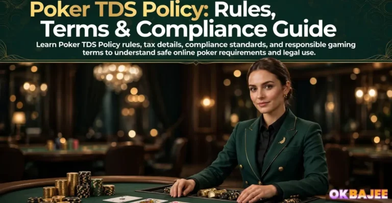 OKBajee App Poker TDS Policy